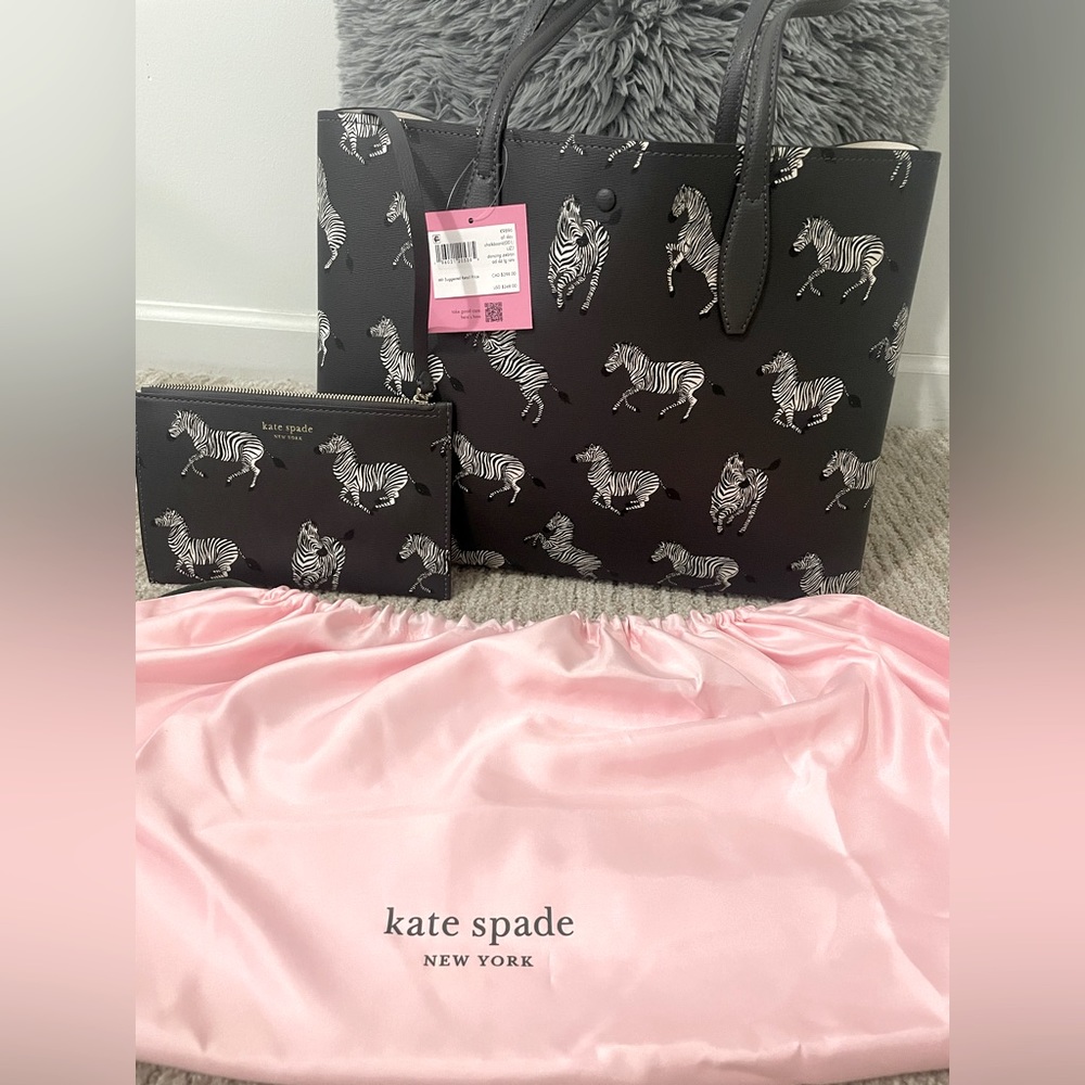 Brand new Kate spade charcoal bag !